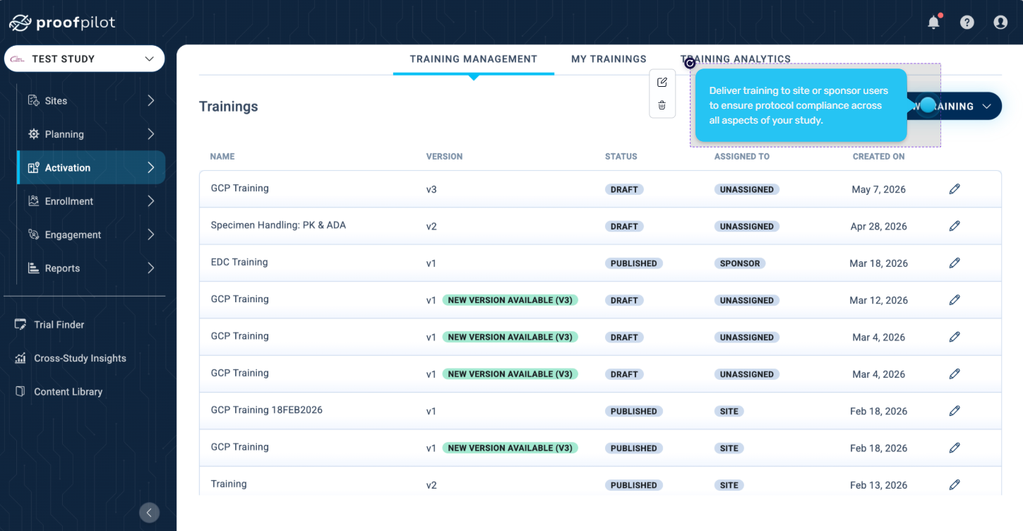 Multi-format training delivery