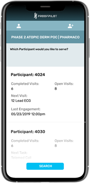 engagement tasks mobile screen